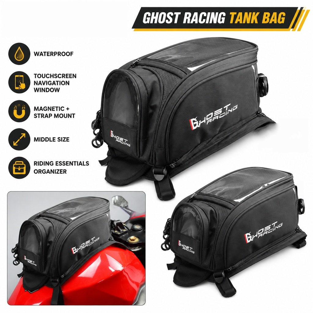 Motorcycle Gear Wardrobe - Bolsa Universal para Tanque de Combustible