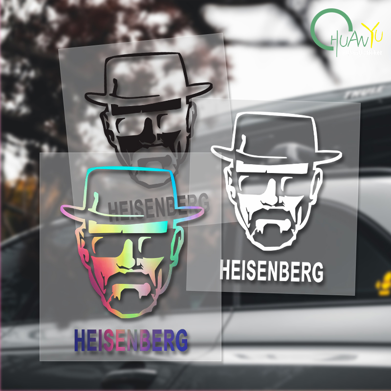 Motorcycle Gear Hub - HEISENBERG-pegatina con patrón de texto creativo