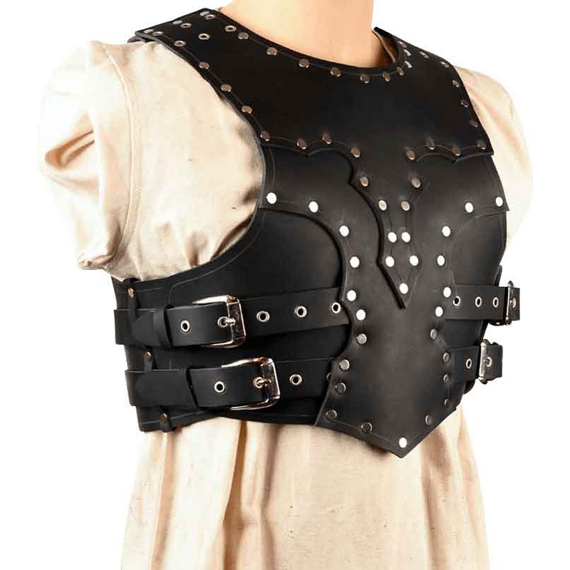 Chest Protector Armor - Armadura de pecho de cuero Steampunk