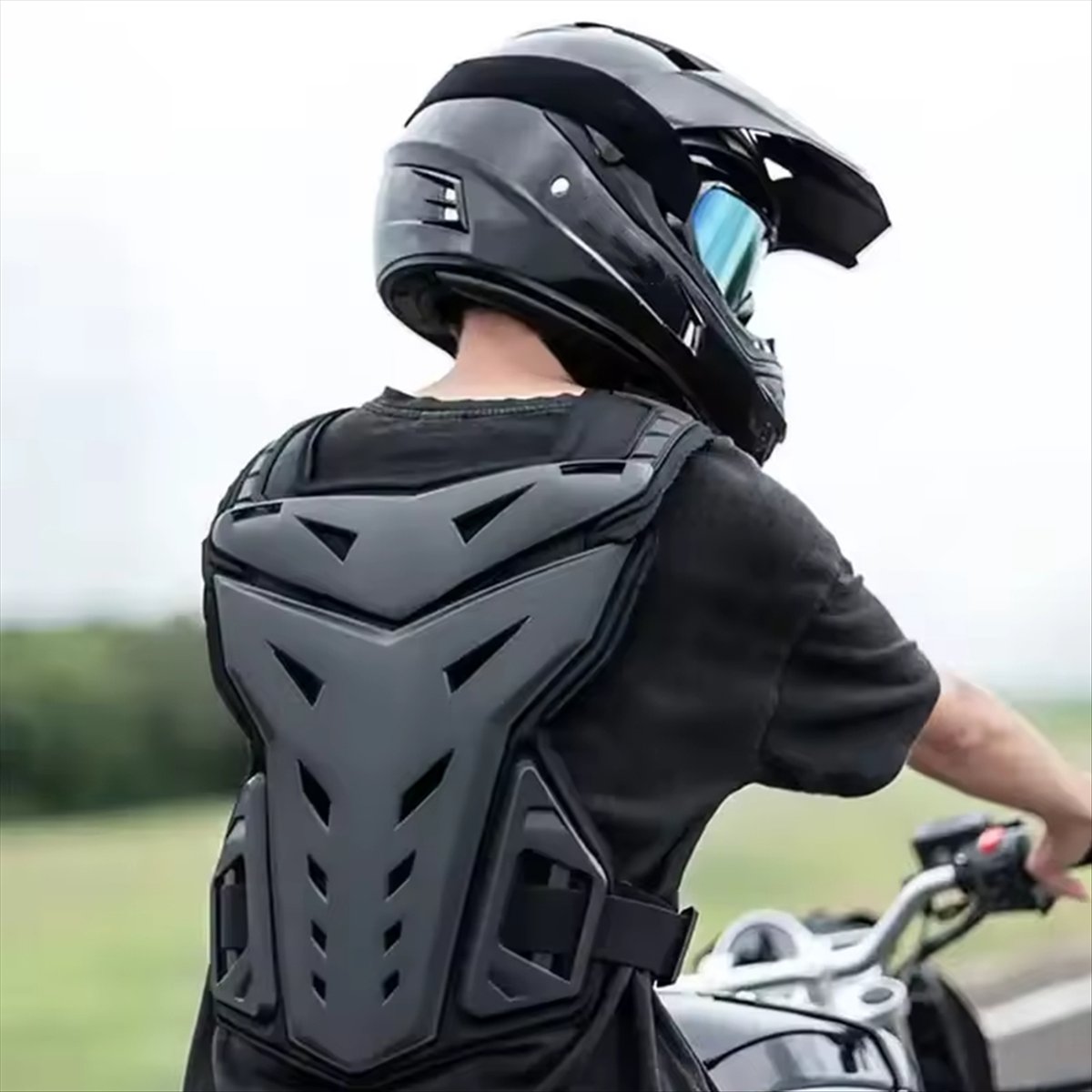 Chest Protector Armor - Armadura de Motocross Compatible, Chaqueta de