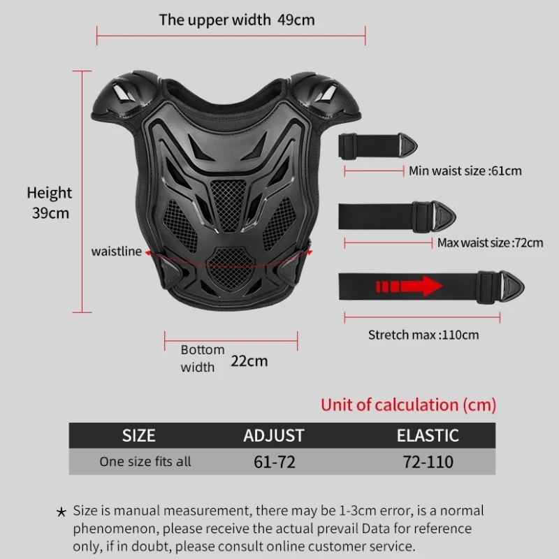 Armadura corporal para motocic - Chest Protector Armor reseña y precio