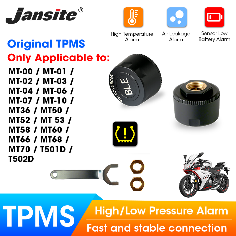 Jansite motocicletas TPMS dise - Tyre Pressure Gauge reseña y precio
