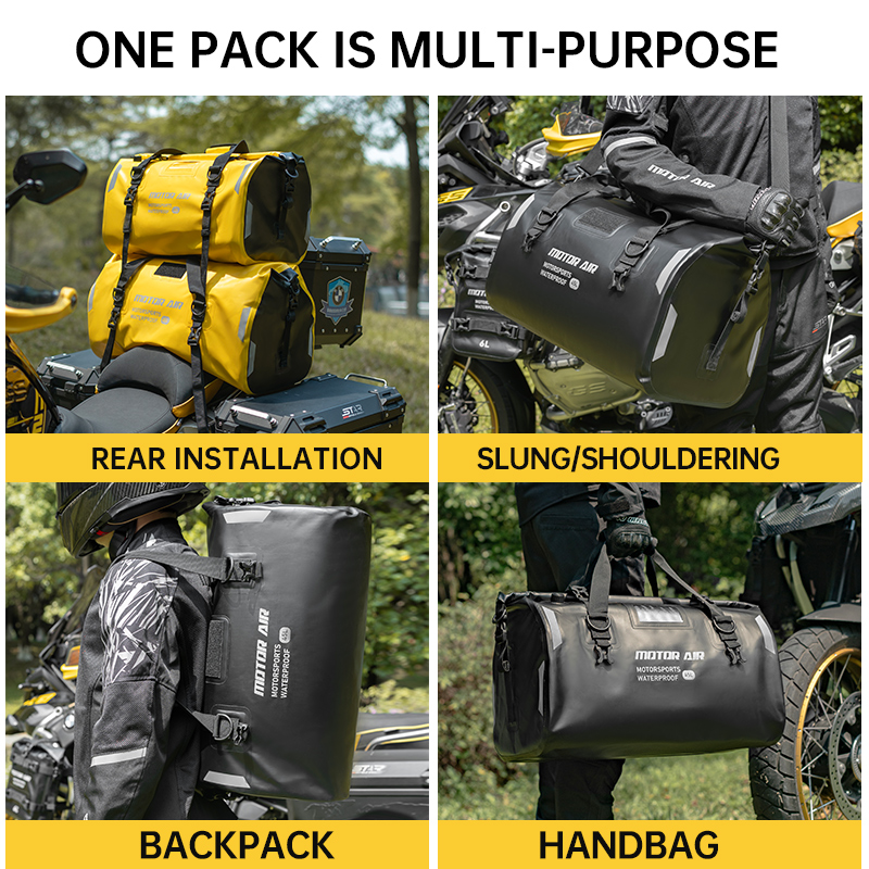 Bolsa de Motocicleta Amarilla  - Motorcycle Gear Wardrobe reseña y precio