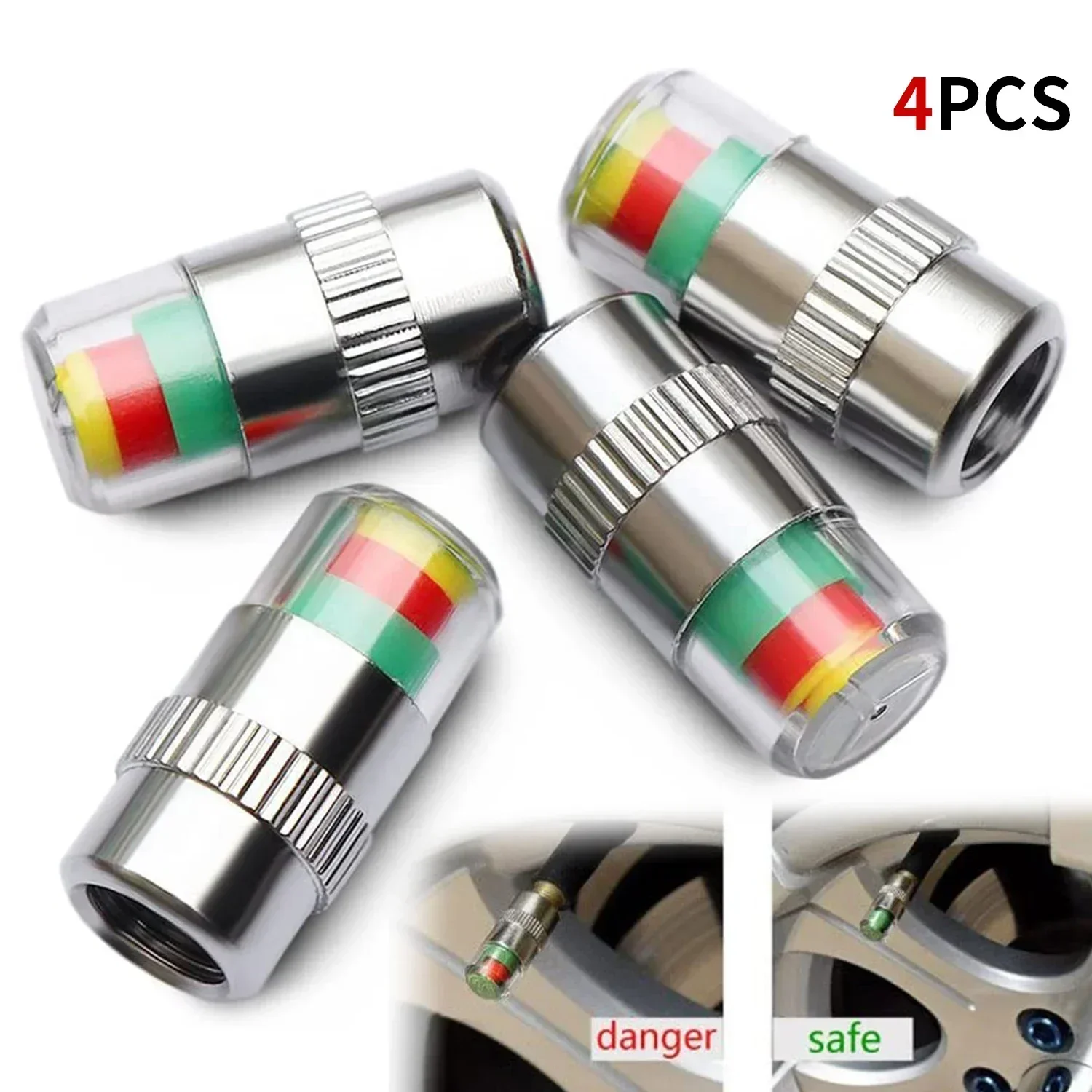 4/8PCS Tapas de Válvula para N - Tyre Pressure Gauge reseña y precio
