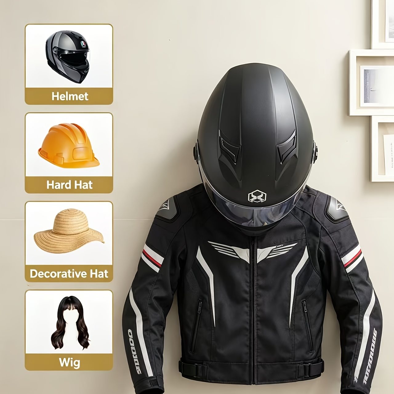 Soporte para Casco de Motocicl - Motorcycle Gear Wardrobe reseña y precio